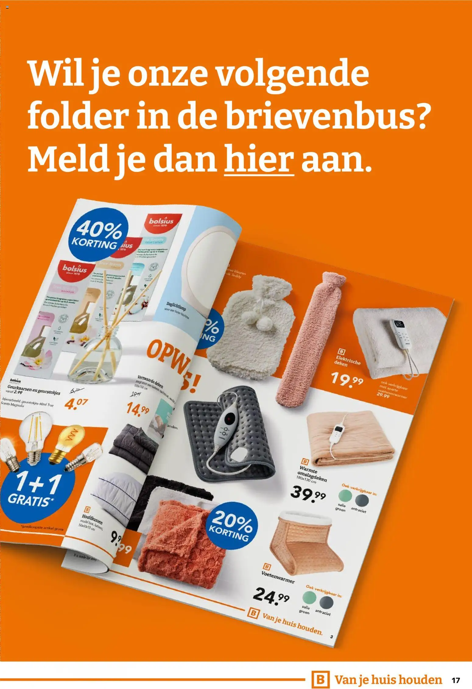 {H1} | Pagina: 17 | Producten: Deken