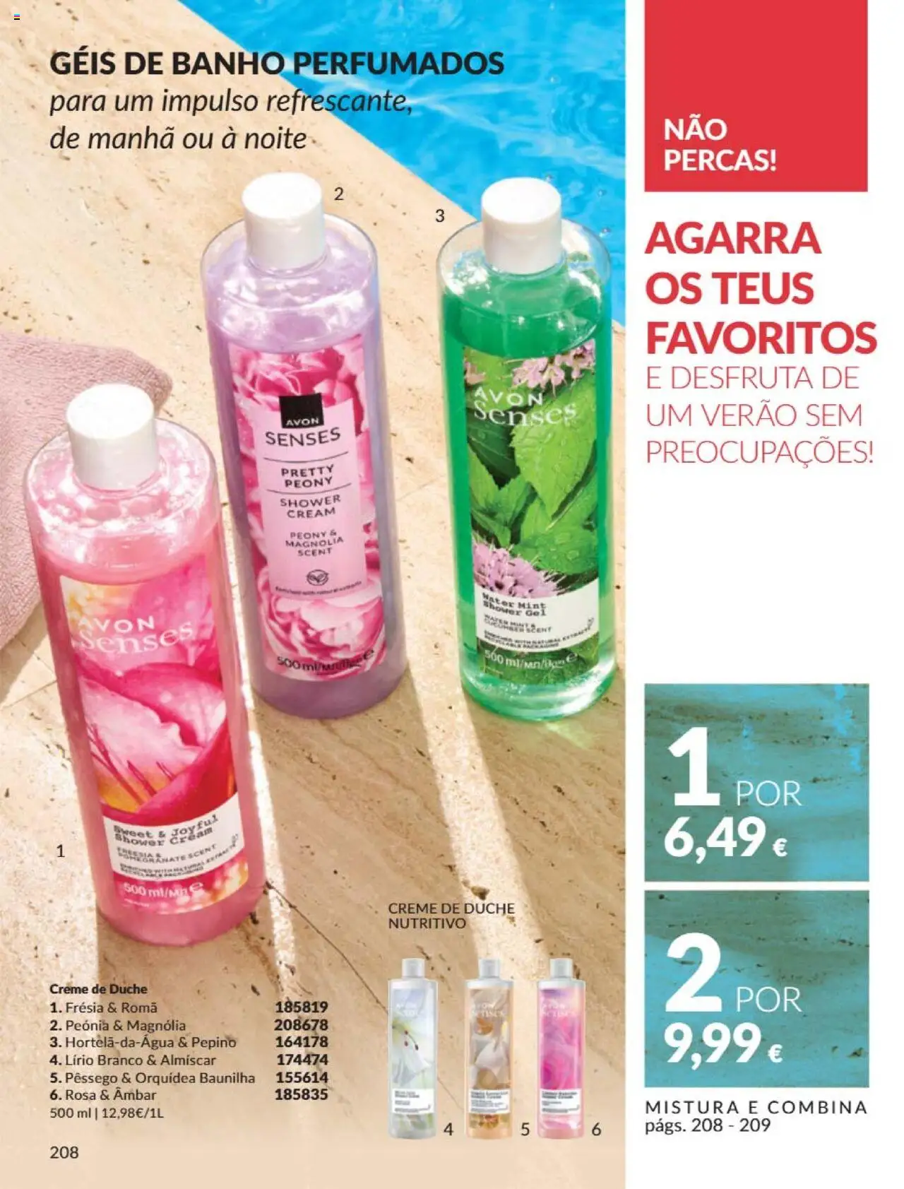 Catálogo Avon Campanha 6 │ válido de 01.06.2025 | Página: 208 | Produtos: Banho, Creme