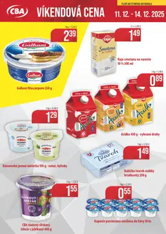 CBA Komfos leták platný od 11.12.2025