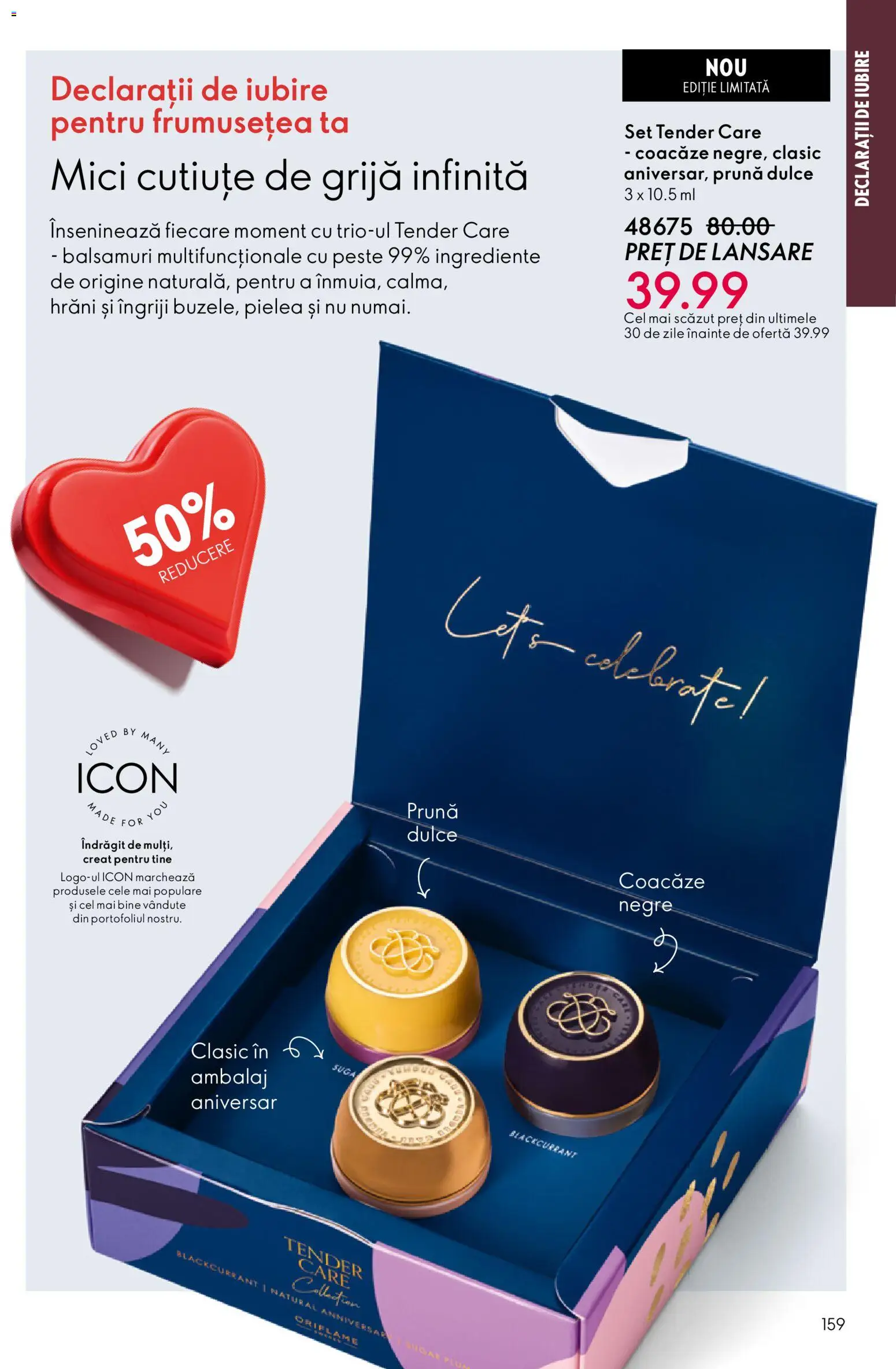 Noul catalog Oriflame – valabil de la 21.01.2026 | Pagină: 159 | Produse: Mici, Pește