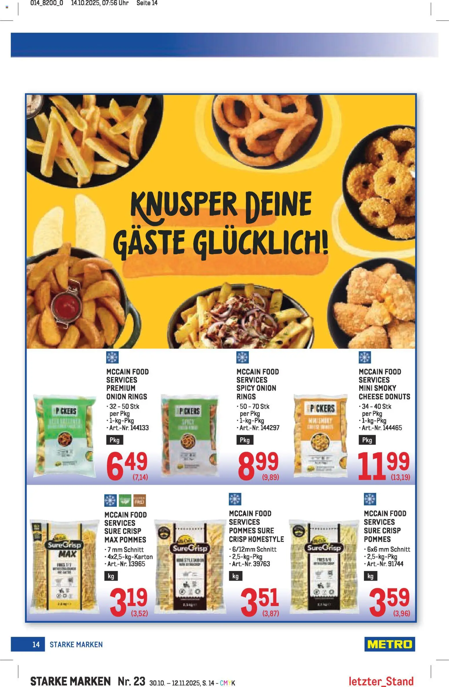 Metro Starke Marken gültig ab 30.10.2025 | Seite: 14 | Produkte: Uhr