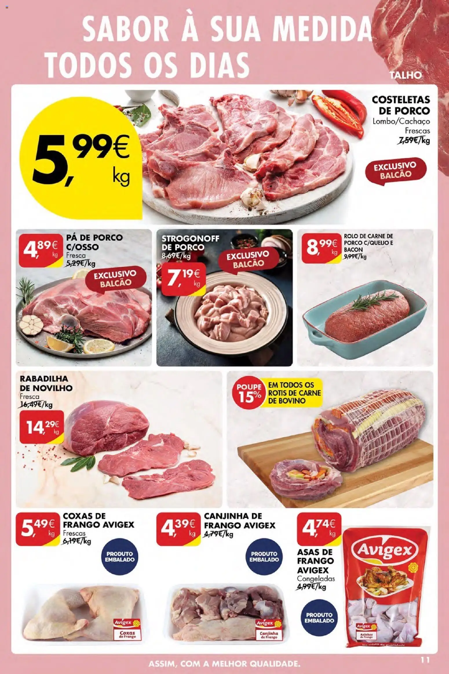 Pingo Doce Poupe Esta Semana Açores │ válido de 19.03.2026 | Página: 11 | Produtos: Asas de frango, Bacon, Frango, Carne
