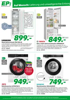 EP: ElectronicPartner Flugblatt gültig ab 30.06.2025 | Seite: 2 | Produkte: Libacomb, Waschmaschine, Schrank