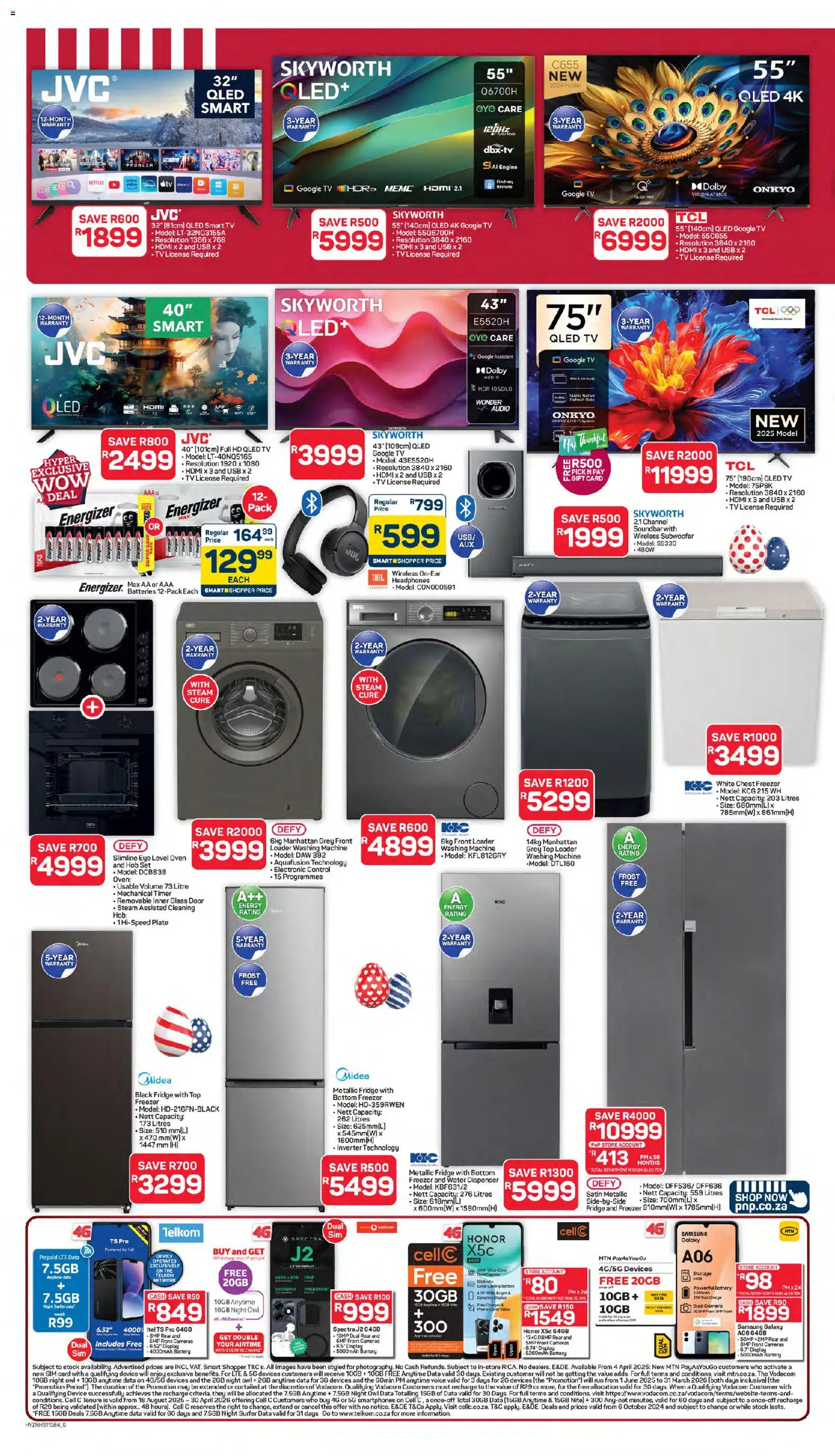 New Pick n Pay catalogue – valid from 25.03.2026 | Page: 6 | Products: Phone, Battery, Subwoofer, Remote