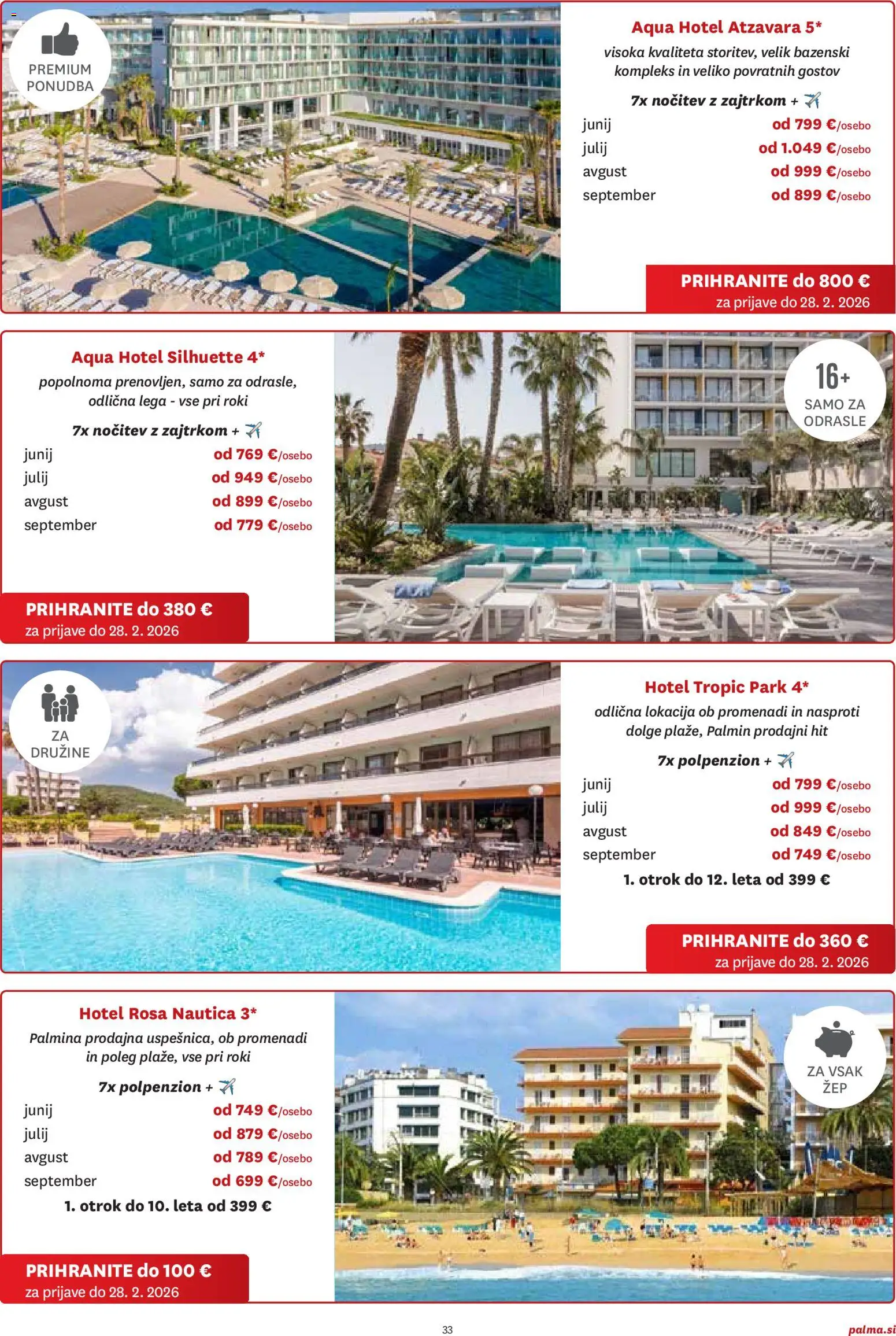 Novi Palma katalog ponudbe – veljaven od 01.01.2026 | Stran: 33