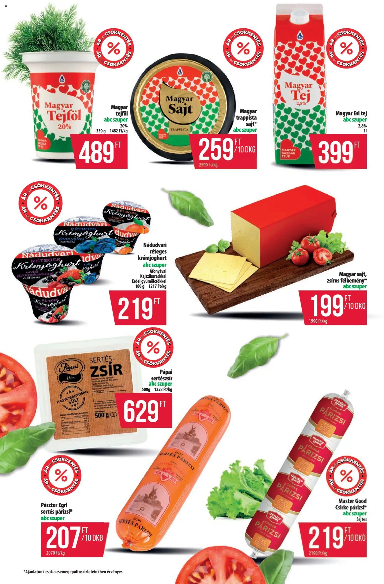 COOP akciós ujság - amely érvényes a következő dátumtól: 02.04.2026 | Oldal: 3 | Termékek: Tej, Sajt, Sertészsír, Tejföl