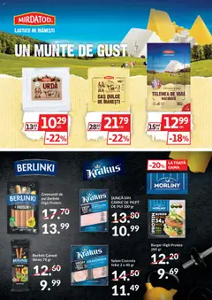 Noul catalog Auchan – valabil de la 10.09.2025 | Pagină: 23 | Produse: Hacıyatmaz Kedi Oyuncağı, Salam, Șuncă, Burger