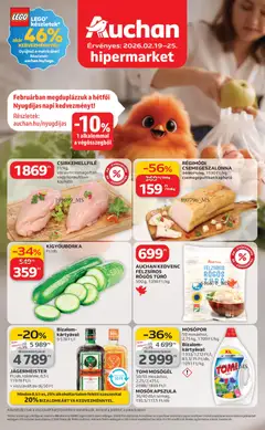 Auchan Akciós újság - amely érvényes a következő dátumtól: 19.02.2026