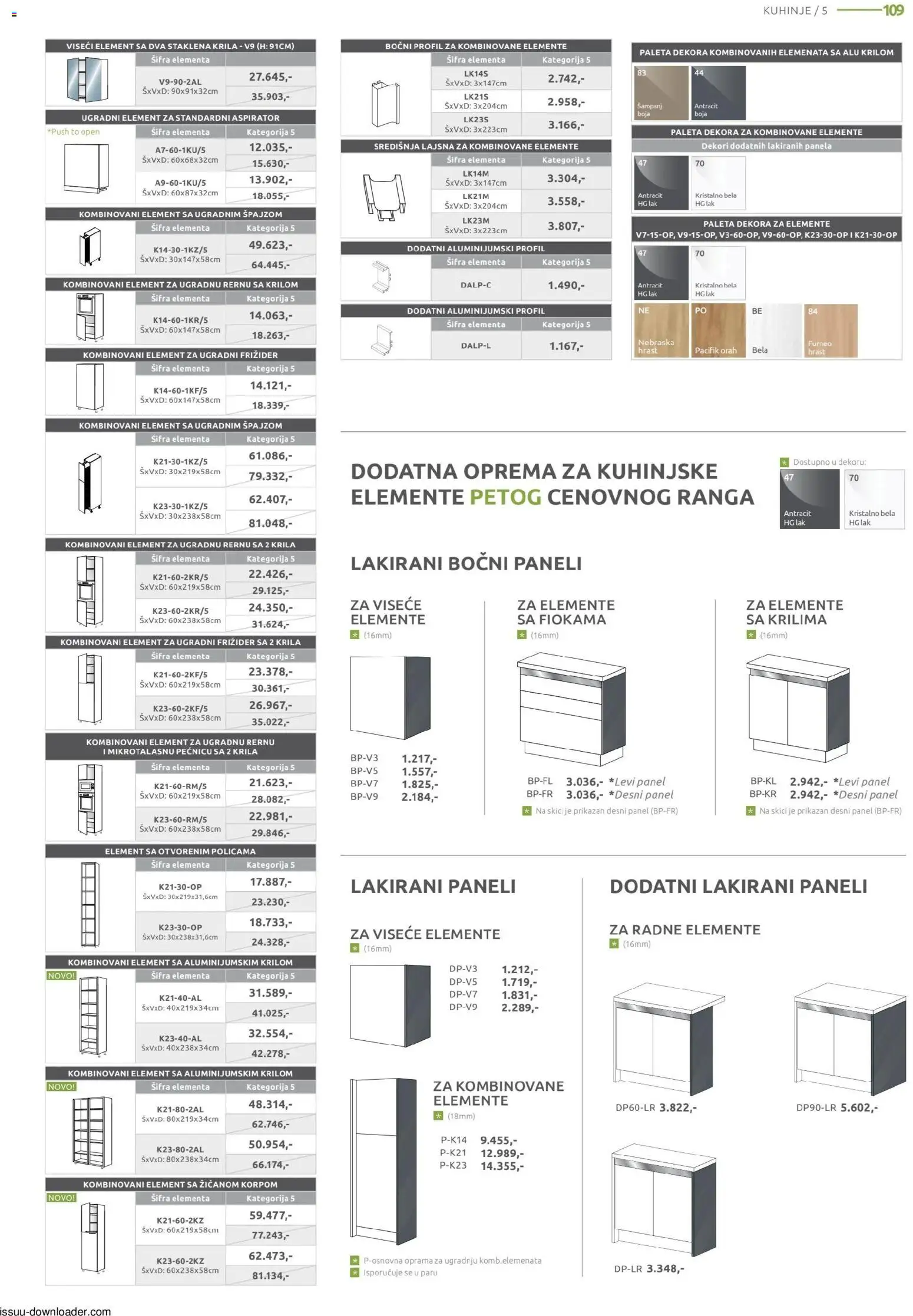 Jela katalog - važi od 09.02.2026 | Strana: 109 | Proizvode: Orah, Frižider, Aspirator