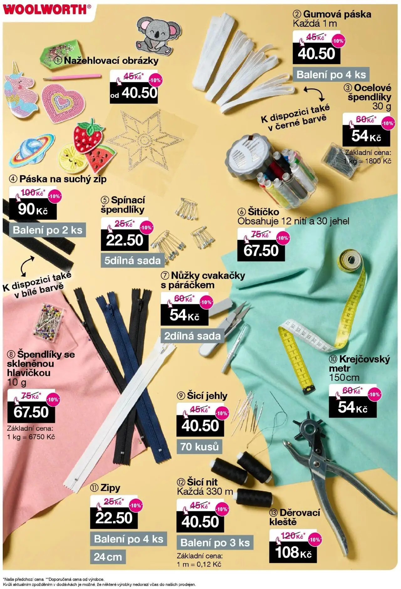 Woolworth leták - Česká Lípa od 10.10.2025 - akční nabídka | Strana: 36 | Produkty: Nůžky, Děrovací kleště