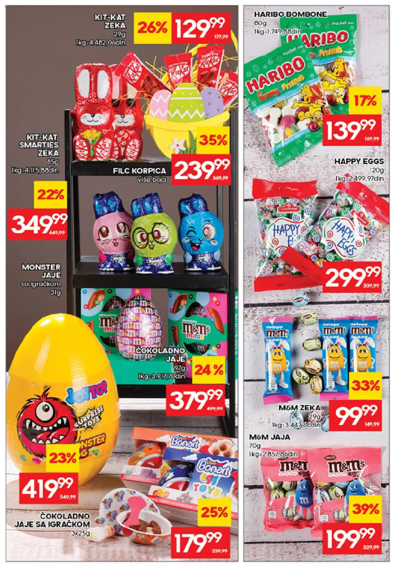 Roda katalog - važi od 26.03.2026 | Strana: 33 | Proizvode: Bombone, Haribo, Jaja