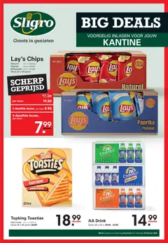 Sligro - Bigdeals kantine - Voorbeeld van een folder van Sligro, geldig van 29.01.2026