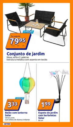 Pré-visualização Action folheto válido de 25.03.2026 | Página: 13 | Produtos: Cadeiras, Sofá, Lanterna