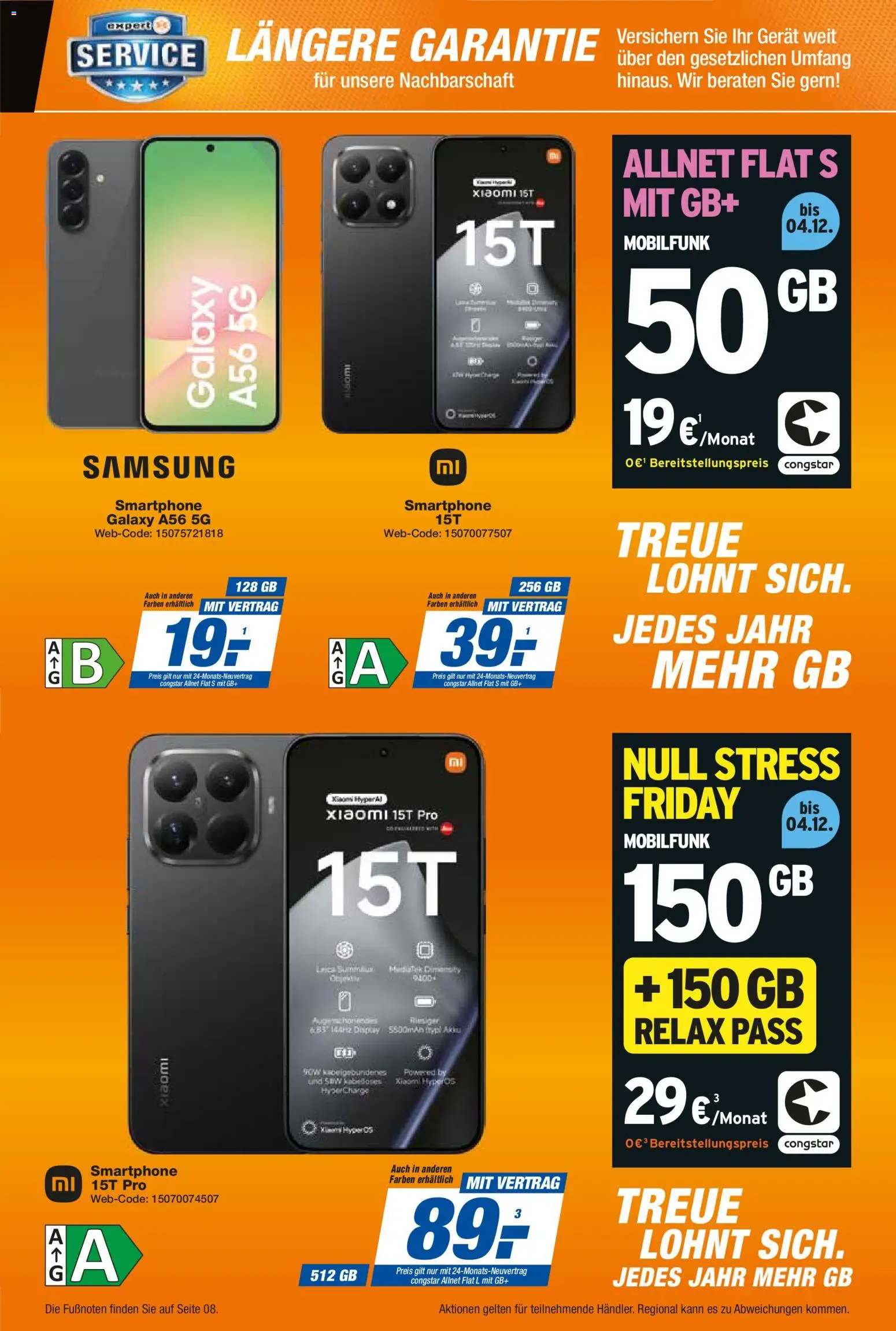 Expert - Black Weeks Smartphone-highlights – gültig ab 22.11.2025 | Seite: 7 | Produkte: Xiaomi, Samsung, Smartphone