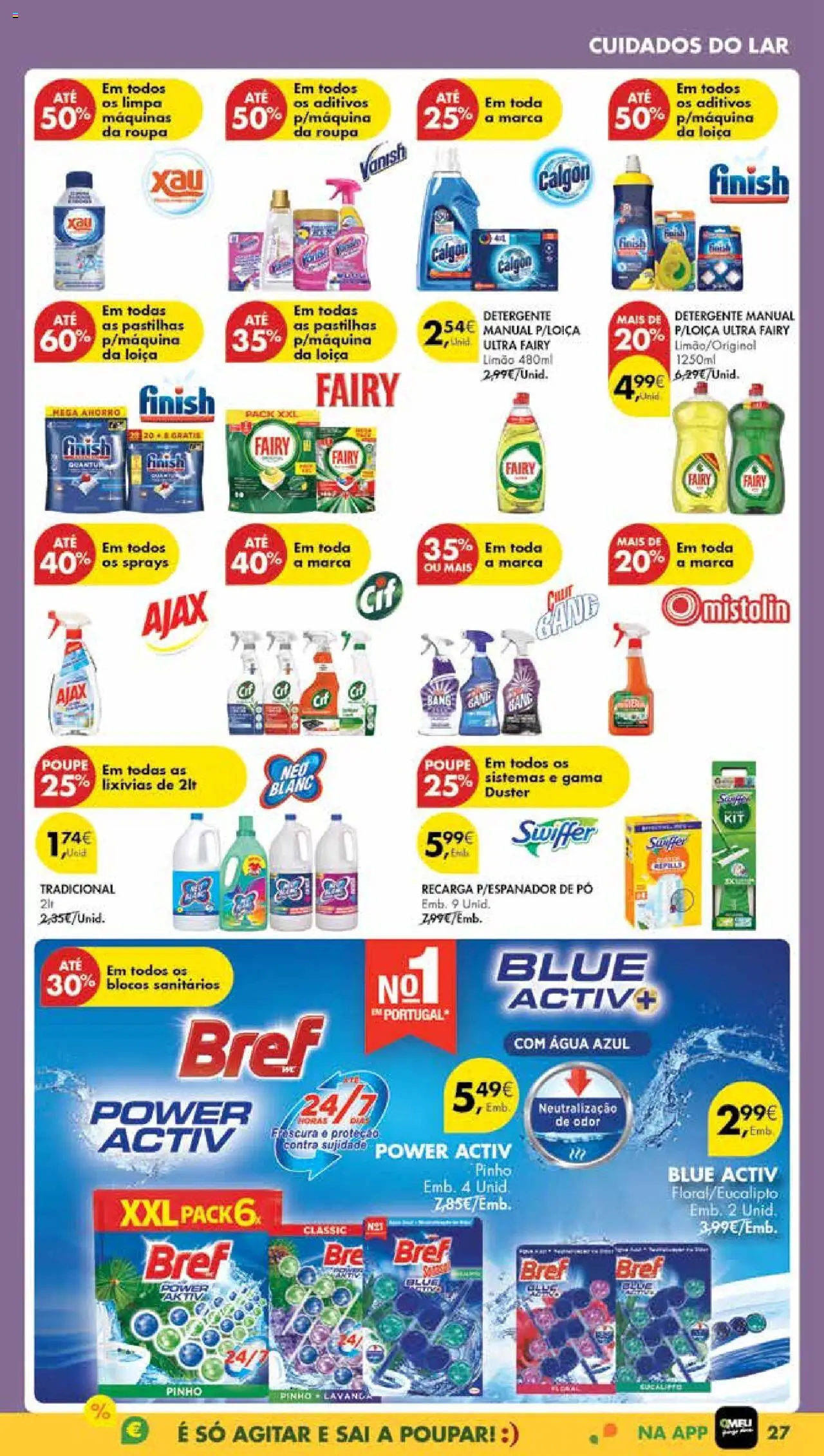 Pingo Doce Poupe Esta Semana Madeira │ válido de 26.08.2025 | Página: 27 | Produtos: Agua, Pó, Detergente