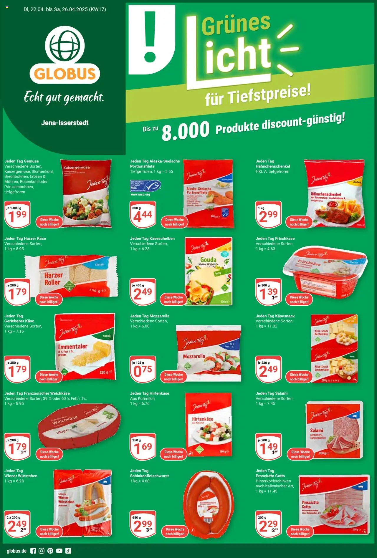Globus Prospekt ab Montag 28.04.2025 nächste Woche Blättern