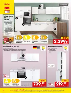 Netto Marken-Discount - Black Friday ab 01.11.2025 gültig | Seite: 12 | Produkte: Geschirrspüler, Küchenzeile, Spiegel, Küche