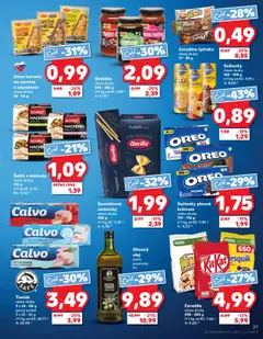 Kaufland - Prévisualisation de Tuniak, rôzne druhy 3 x 65 - 80 g pevný podiel 3 x 52 - 56 g valide à partir de 23.10.2025 | Strana: 27