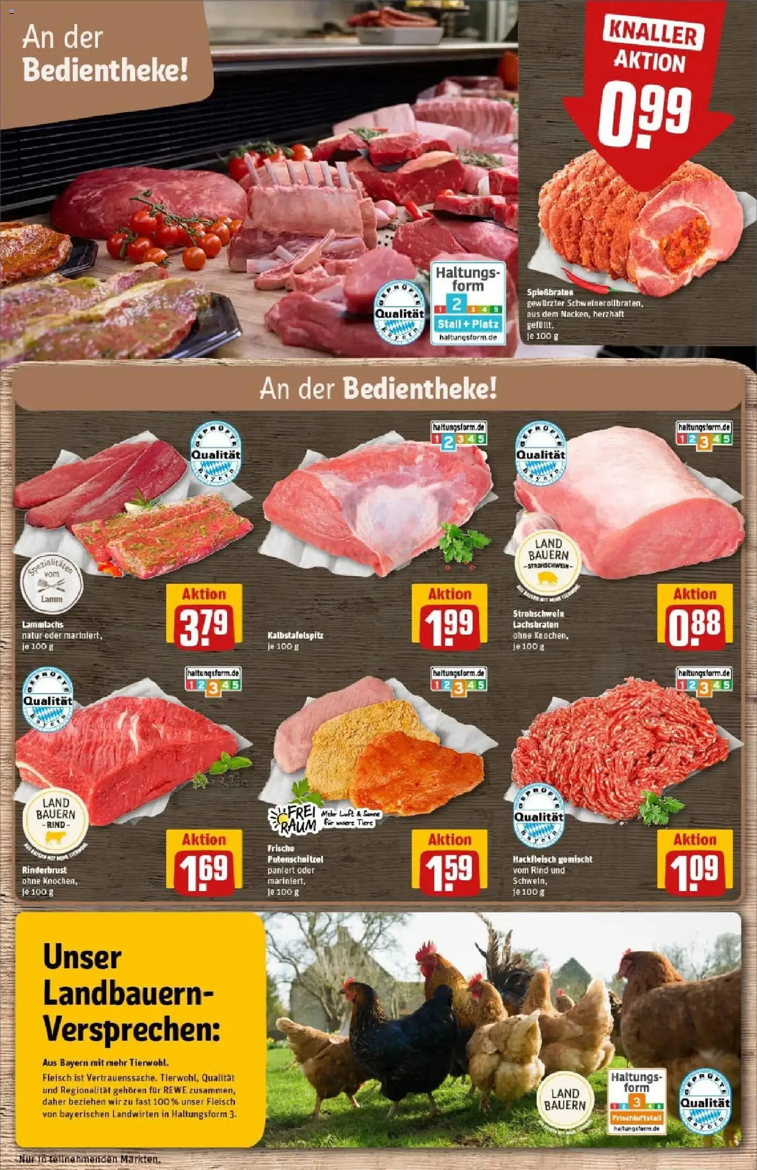Rewe prospekt München / Bogenhausen	 – gültig ab 18.01.2026 | Seite: 12 | Produkte: Lachs, Putenschnitzel, Fleisch, Hackfleisch