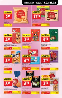 Pogląd oferty "Czekolada Ritter Sport, 100 g, różne rodzaje" - ważna od 16.02.2026 | Strona: 55 | Produkty: Mango, Pierniki, Wafle, Czekolada