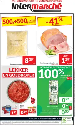 Intermarché folder week 8 - Voorbeeld van een folder van Intermarché, geldig van 17.02.2026 | Pagina: 14 | Producten: Tomaten, Alcohol, Citroen, Kaart