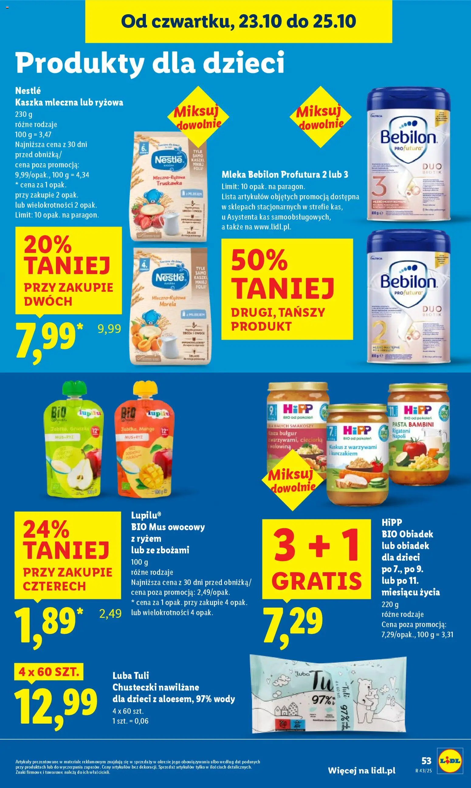 Lidl Gazetka od 23.10.2025 | Strona: 57 | Produkty: Gruszka, Kasza, Mleka, Wołowina
