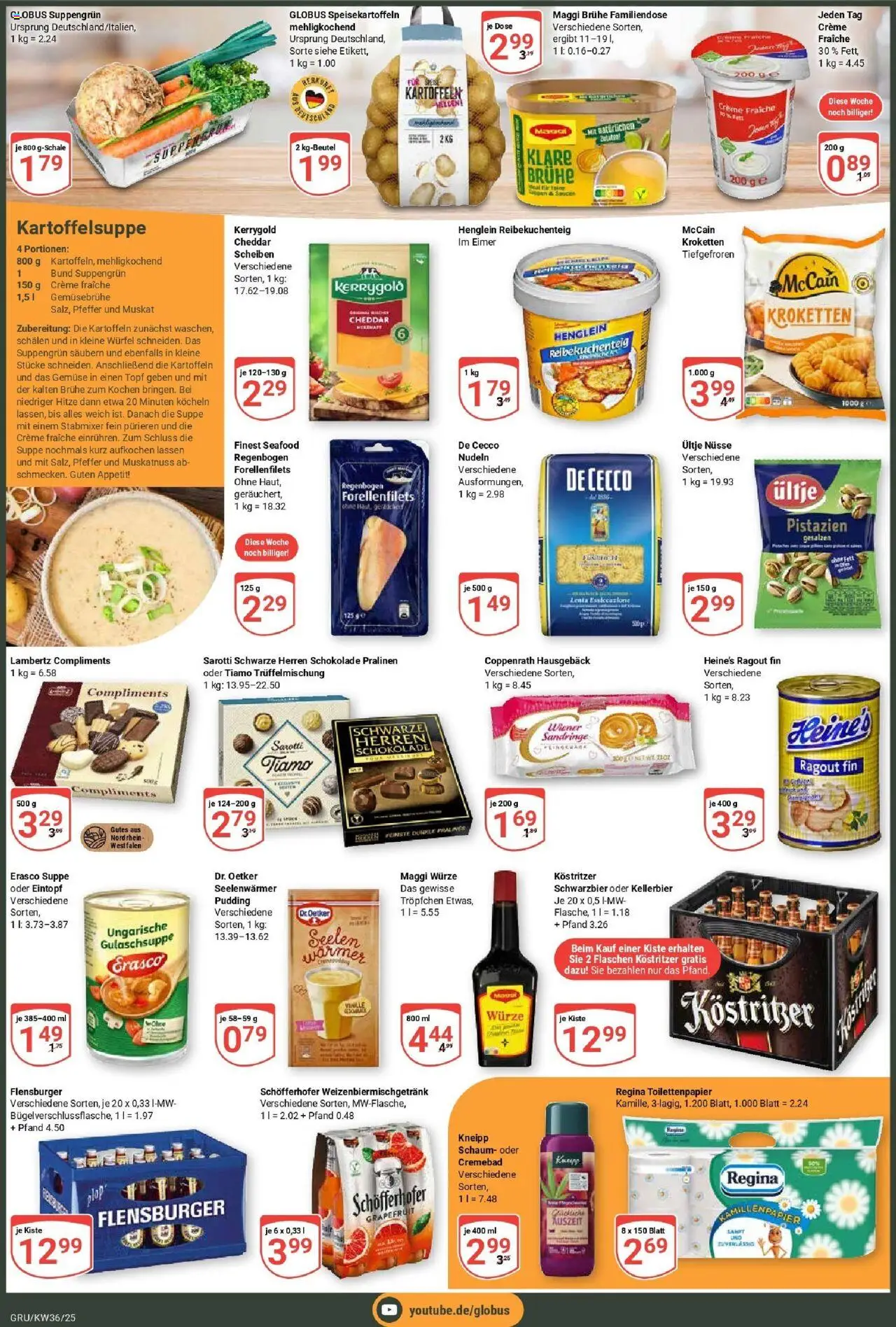 Globus prospekt Grünstadt	 – gültig ab 01.09.2025 | Seite: 2 | Produkte: Maggi, Pudding, Gemüse, Pfeffer