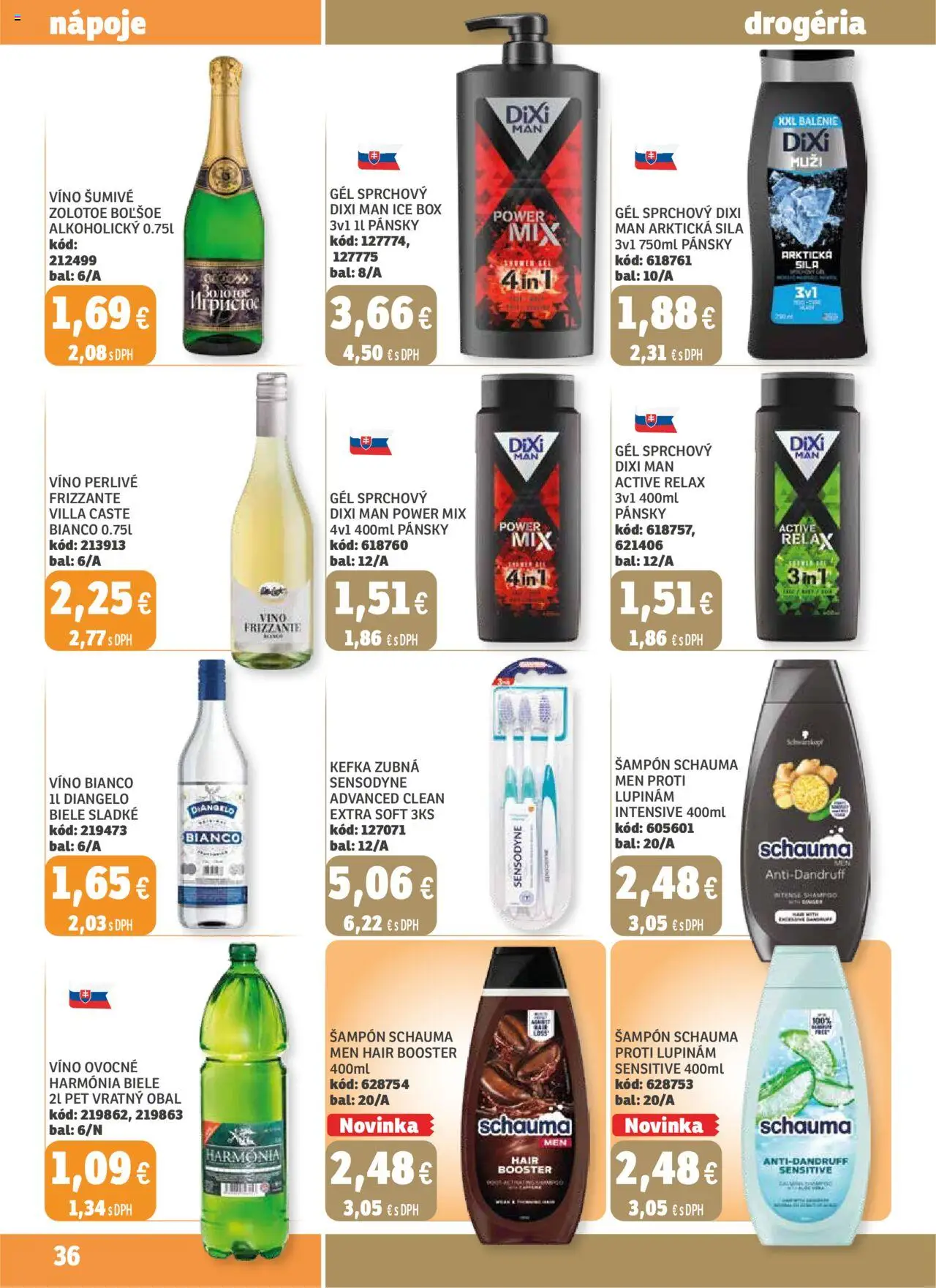 Labaš magazín │ platný od 25.07.2025 | Strana: 36 | Produkty: Víno, Šampón