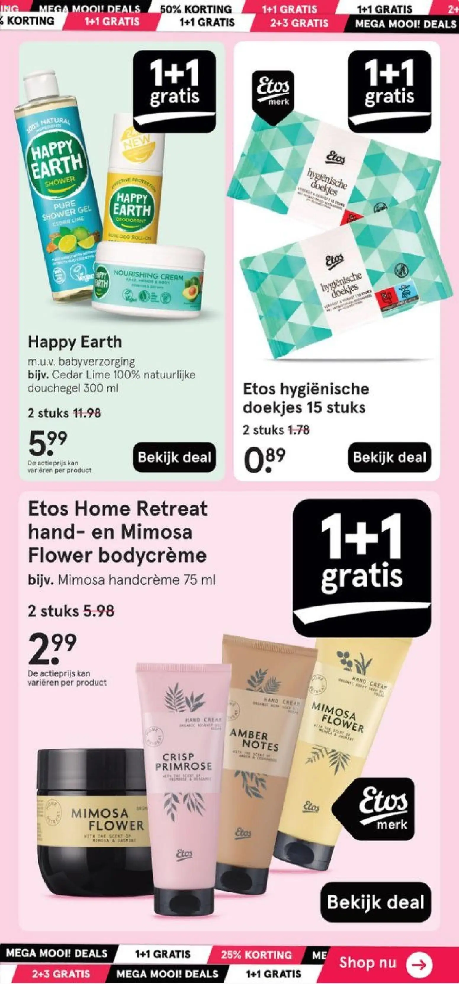 {H1} | Pagina: 37 | Producten: Deodorant, Ostyalap, Handcrème, Douchegel