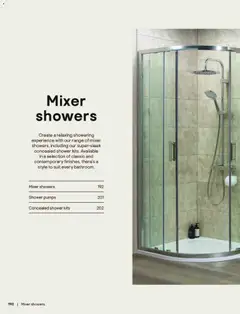 Preview of B&Q - Bathrooms valid from 16.12.2025 | Page: 190 | Products: Shower, Suit, Mixer