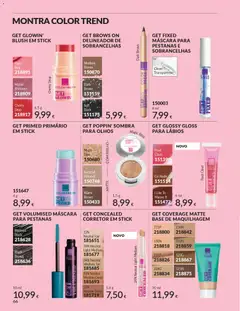 Pré-visualização GET BROWS ON DELINEADOR DE SOBRANCELHAS, Eyebrow pencil available in Medium Brown (150870), Dark Brown (151159), Soft Black (151175) válido de 01.04.2026 | Página: 66