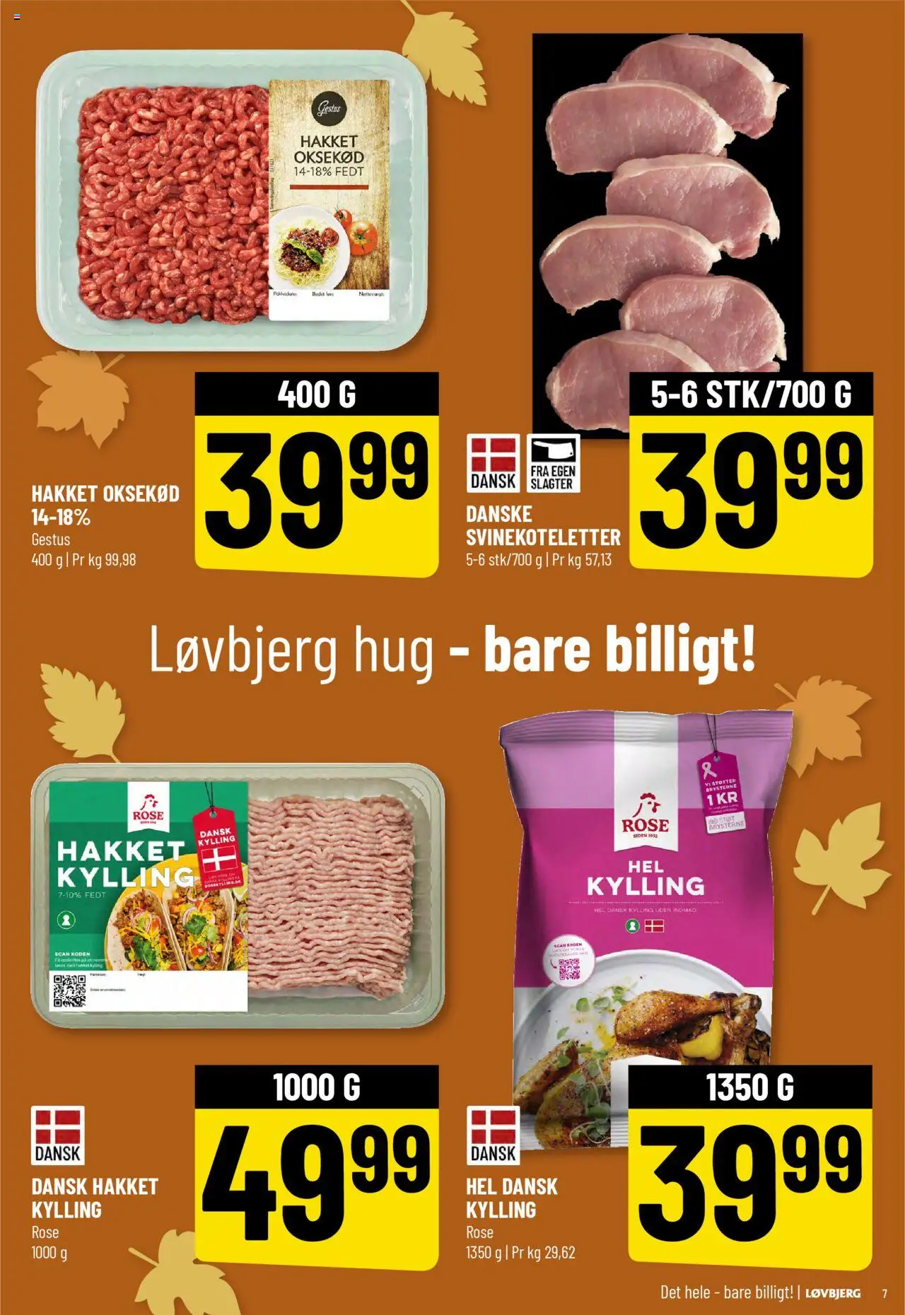 Løvbjerg tilbudsavis – gyldig fra 10.10.2025 | Side: 7 | Produkter: Oksekød, Søm