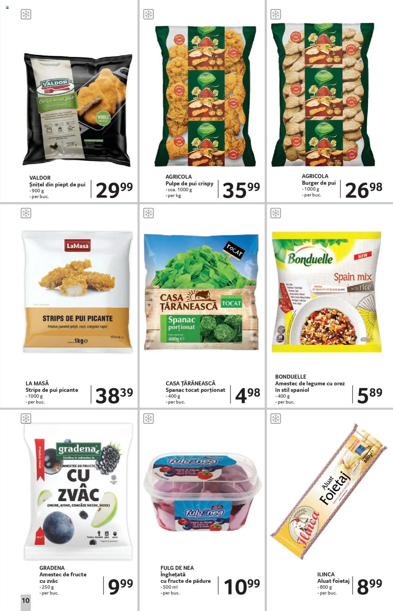 Catalog Selgros - Sibiu – valabil de la 22.08.2025 | Pagină: 10 | Produse: Foietaj, Orez, Burger, Înghețată