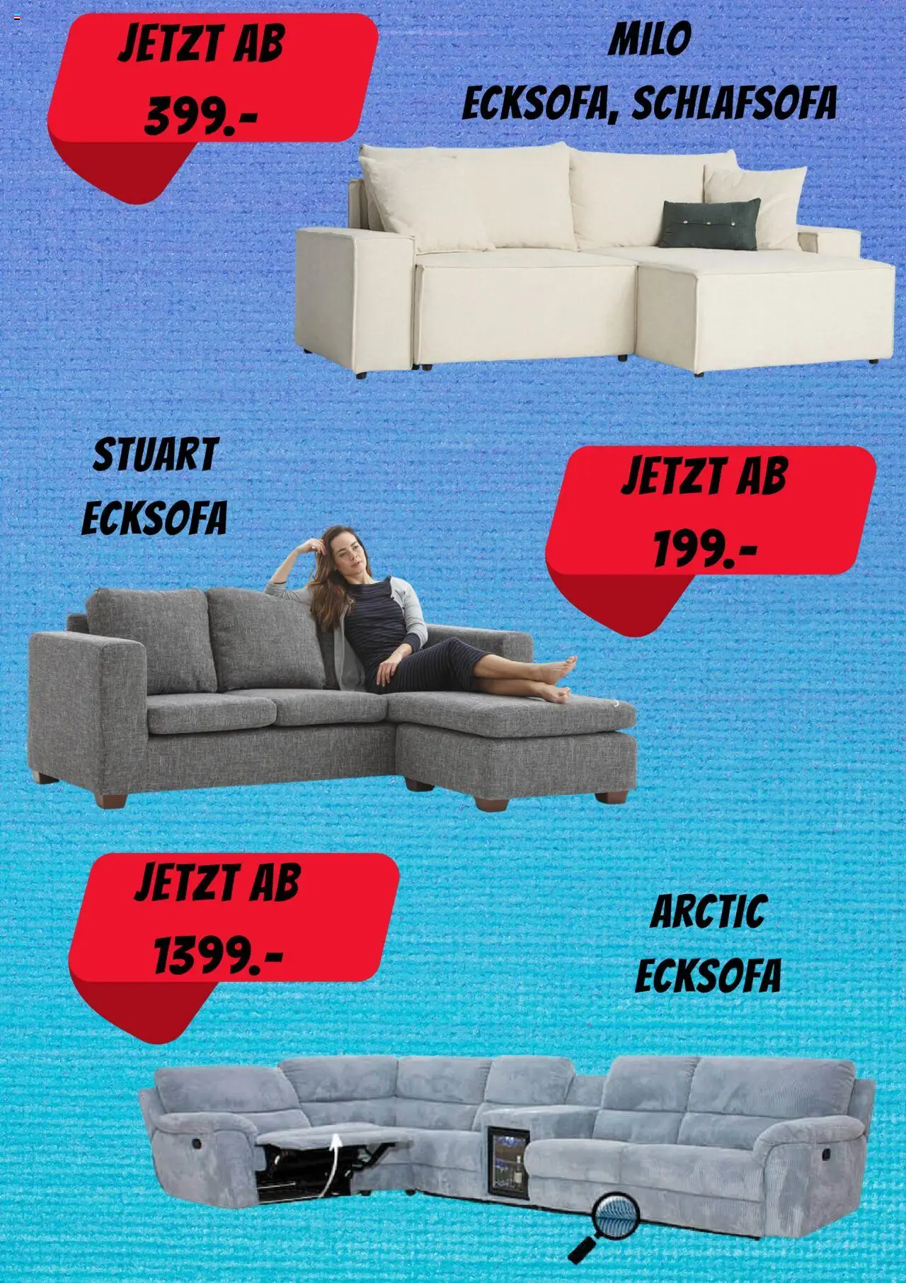 Seats and Sofas Prospekt 	 - gültig ab dem 29.07.2025 | Seite: 5 | Produkte: Schlafsofa, Ecksofa