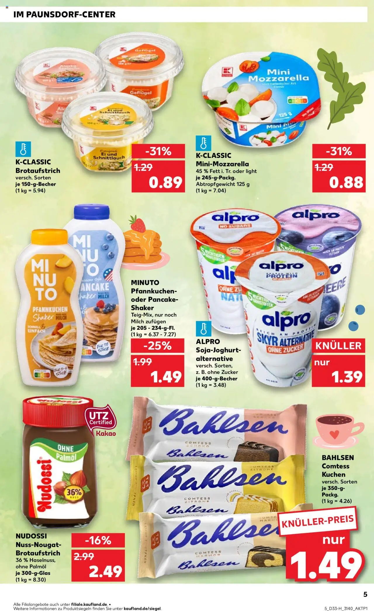  | Pagina: 5 | Producten: Mozzarella