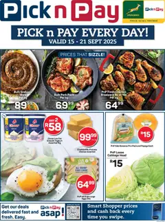 Pick n Pay specials catalogue – valid from 15.09.2025