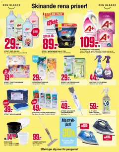 ÖoB - erbjudanden - Förhandsvisning av reklamblad från butik ÖoB aktuell från 23.02.2026 | Sida: 5 | Produkter: Järn, Tvättmedel, Sköljmedel, Dammvippa