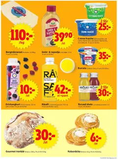 ICA Supermarket - Hjärnarp - Förhandsvisning av reklamblad från butik ICA Supermarket aktuell från 20.10.2025 | Sida: 17 | Produkter: Creme fraiche, Yoghurt, Juice, Apelsin