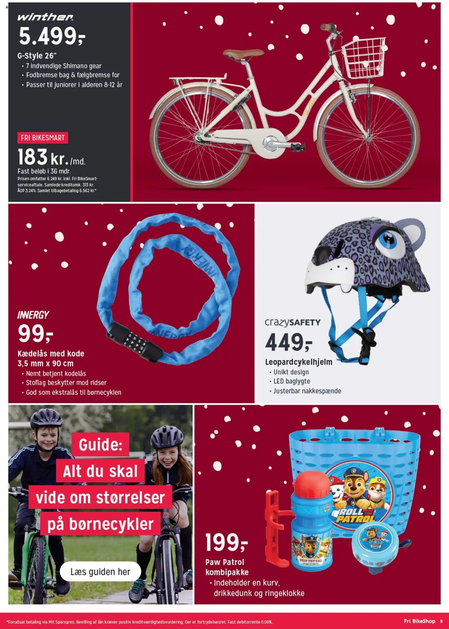 Fri BikeShop tilbudsavis – gyldig fra 16.12.2025 | Side: 9 | Produkter: Søm