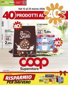 Anteprima del volantino Coop volantino Superstore Milano valido a partire dal 12.03.2026