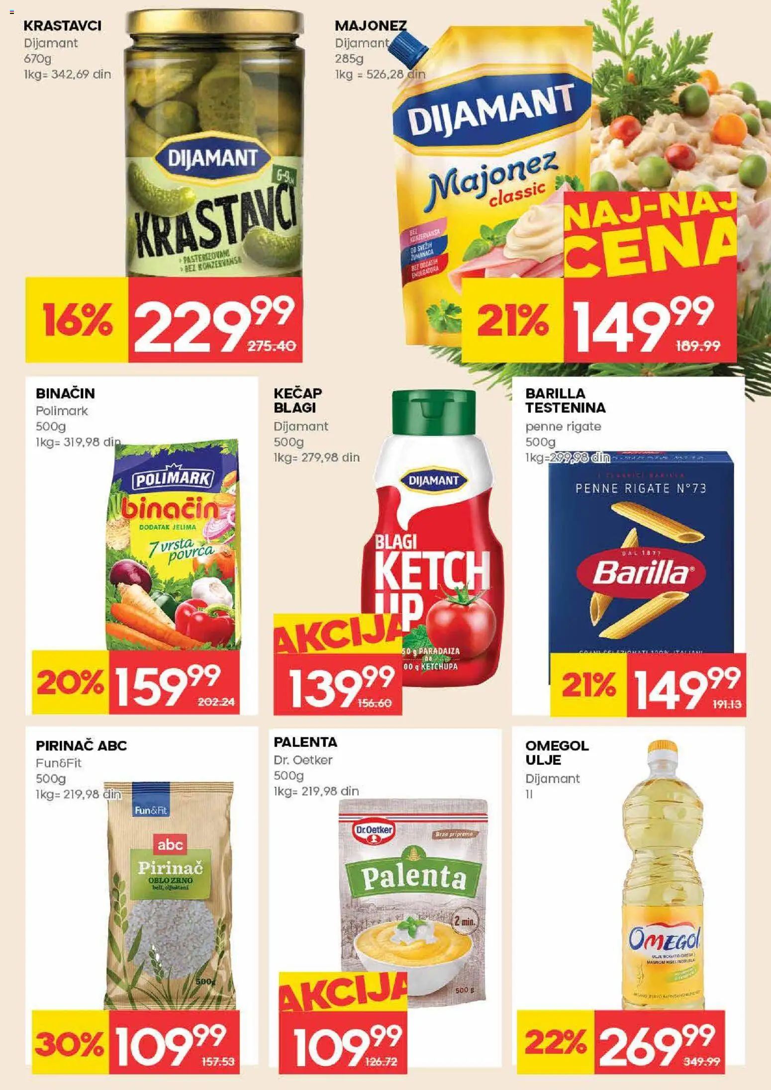 Roda katalog - važi od 12.02.2026 | Strana: 16 | Proizvode: Testenina, Kečap, Krastavci, Pirinač