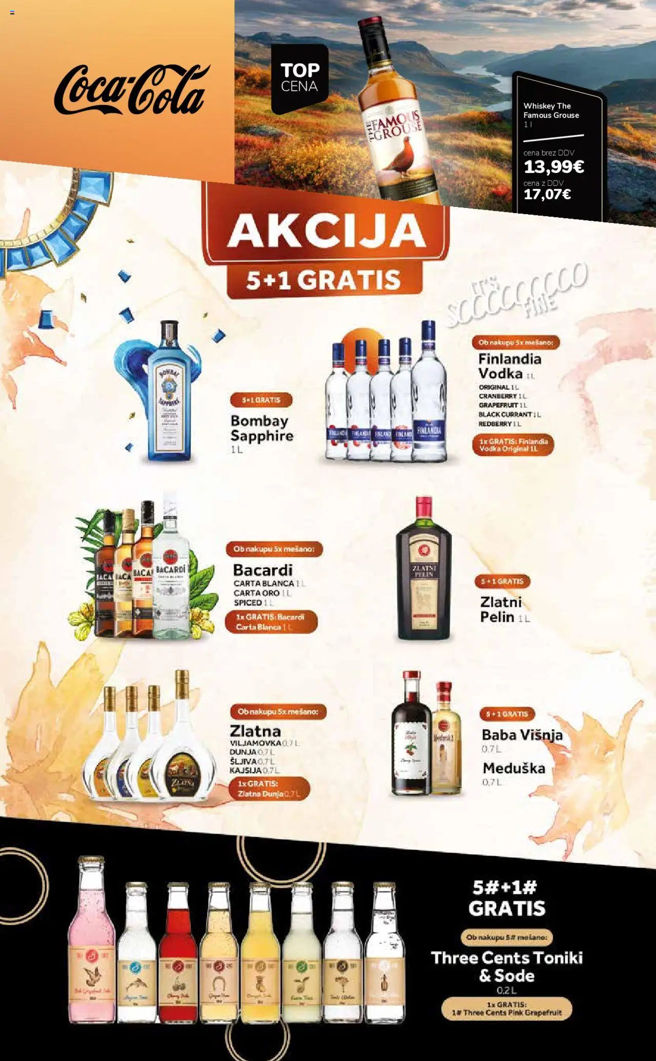 Novi Ahac katalog ponudbe – veljaven od 01.10.2025 | Stran: 11 | Izdelki: Vodka