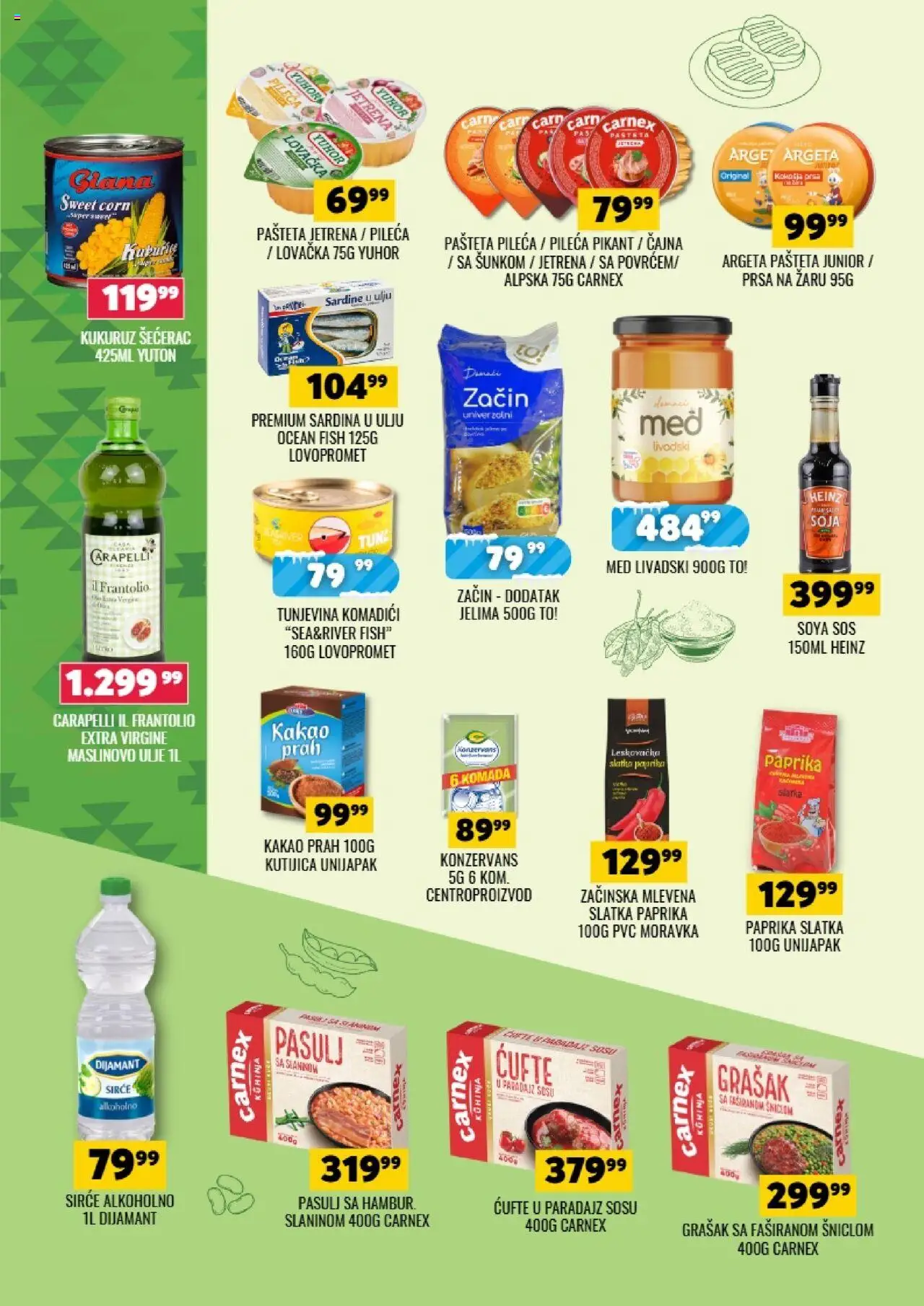 Tekijanka katalog - važi od 13.08.2025 | Strana: 6 | Proizvode: Grašak, Paprika, Sos, Ulje