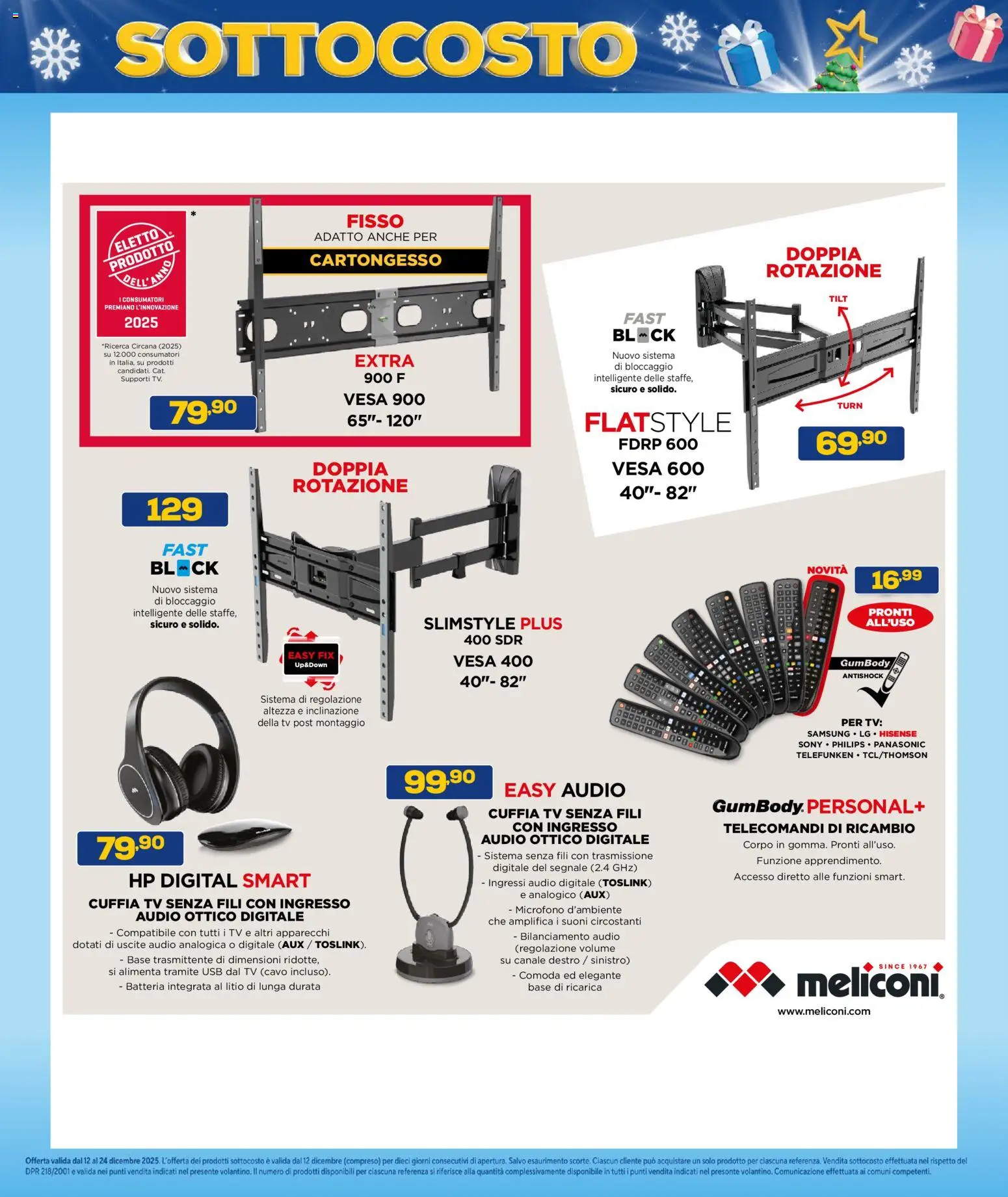 Volantino Euronics del 12.12.2025 | Pagina: 9 | Prodotti: TV, Cavo, Microfono, USB