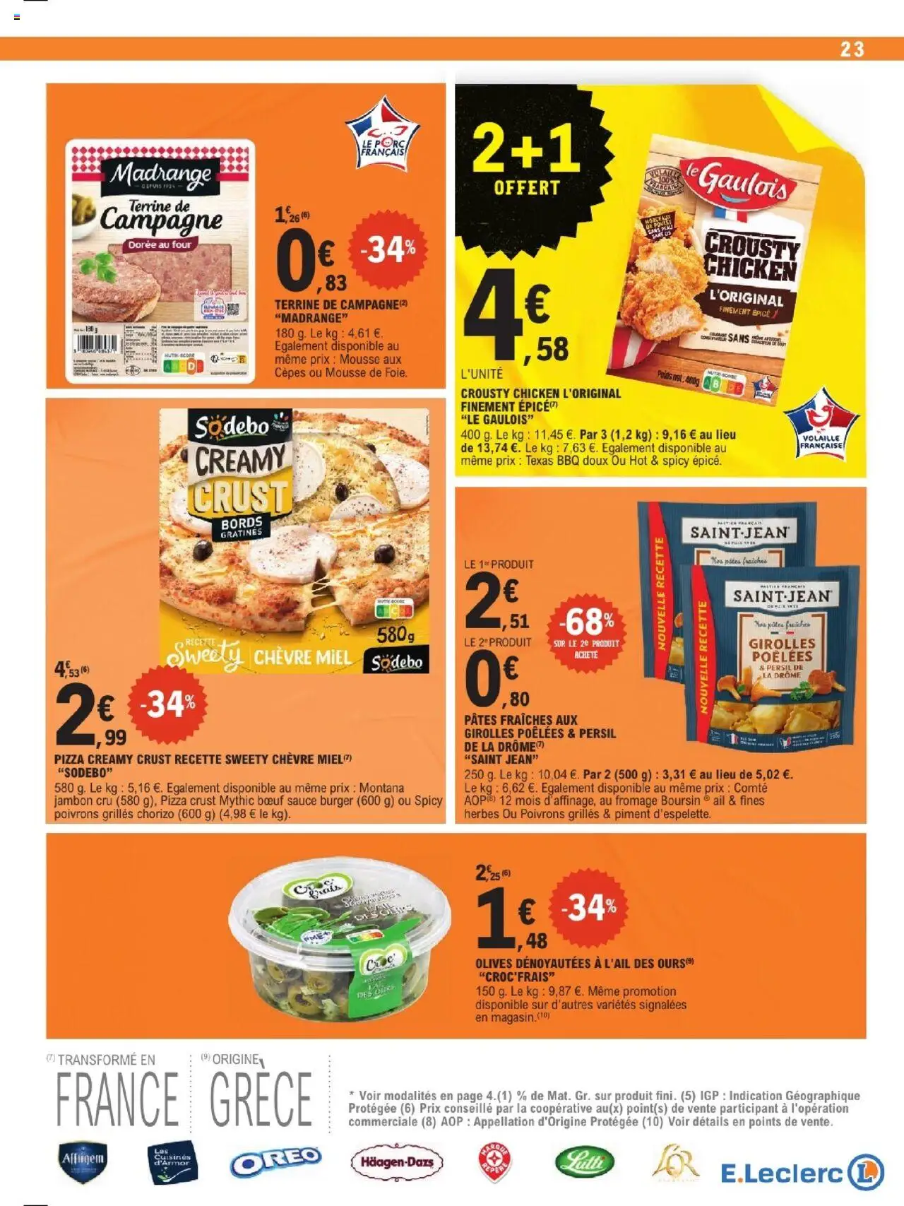  | Page: 23 | Produits: Four, Ail, Fromage, Pizza