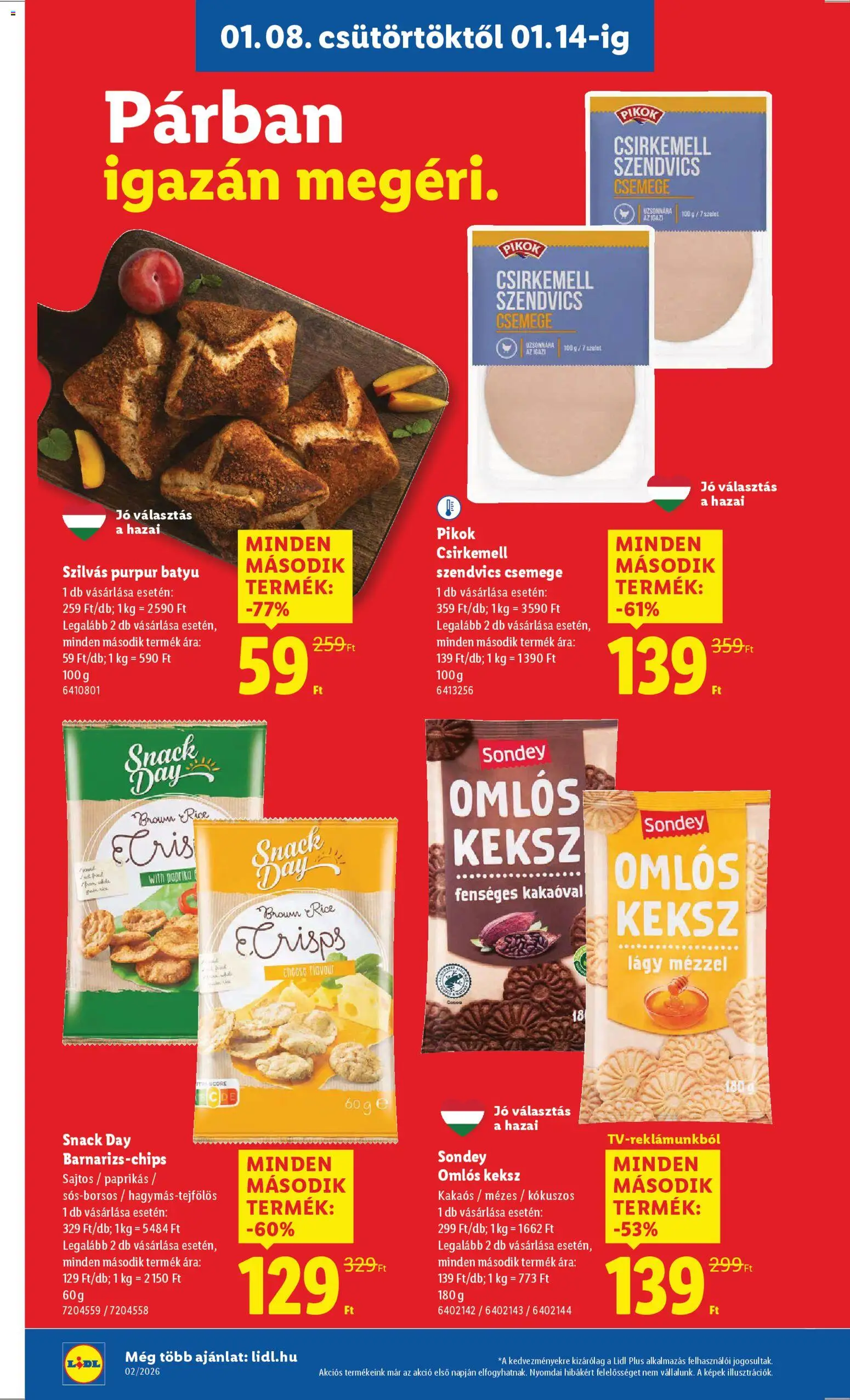 Lidl akciós ujság - amely érvényes a következő dátumtól: 08.01.2026 | Oldal: 14