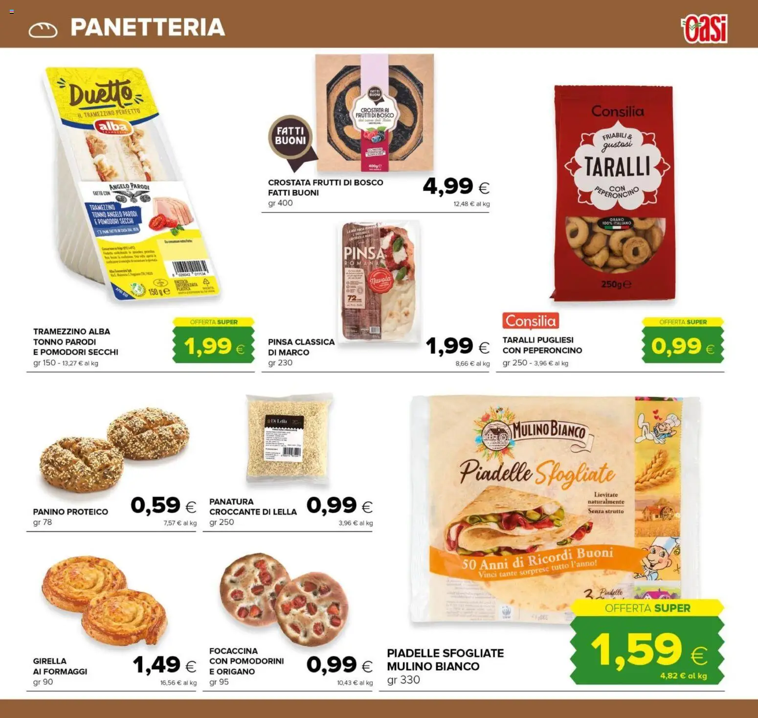 Volantino Oasi del 21.11.2025 | Pagina: 15 | Prodotti: Pomodori, Peperoncino, Tramezzino, Pomodori secchi