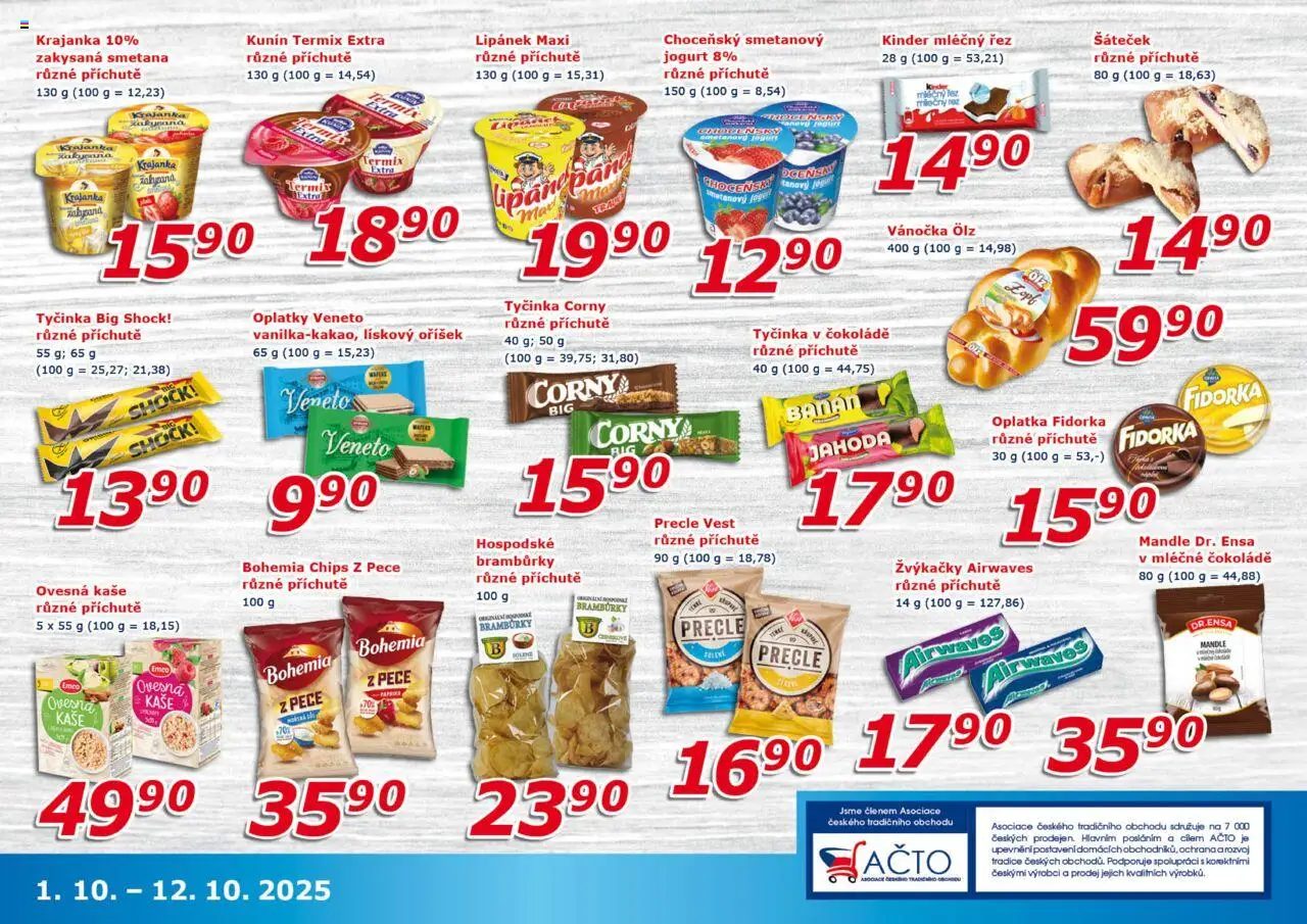 Eso market leták od 15.10.2025 | Strana: 5 | Produkty: Písek, Uzeniny, Pomazánka, Kuřecí stripsy