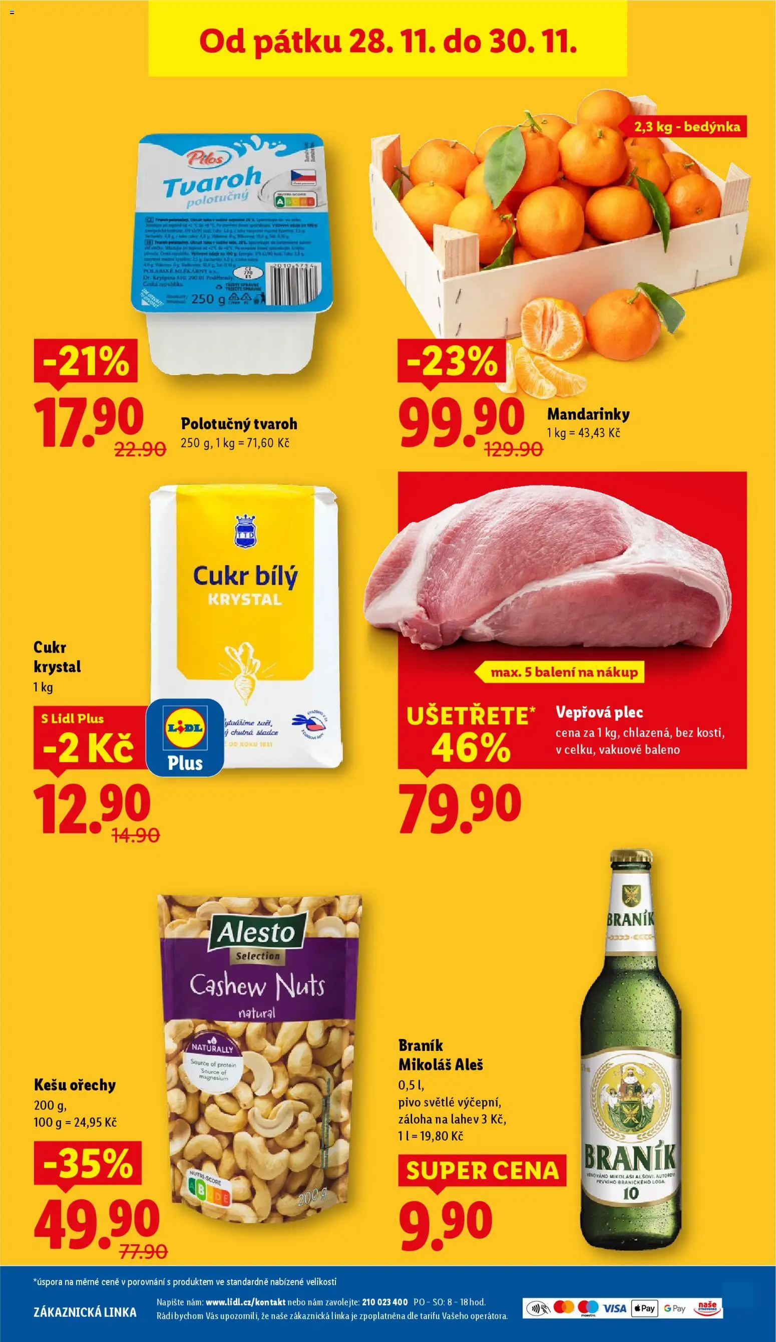 Lidl Black Friday od 24.11.2025 | Strana: 33 | Produkty: Kešu, Mandarinky, Ořechy, Tvaroh