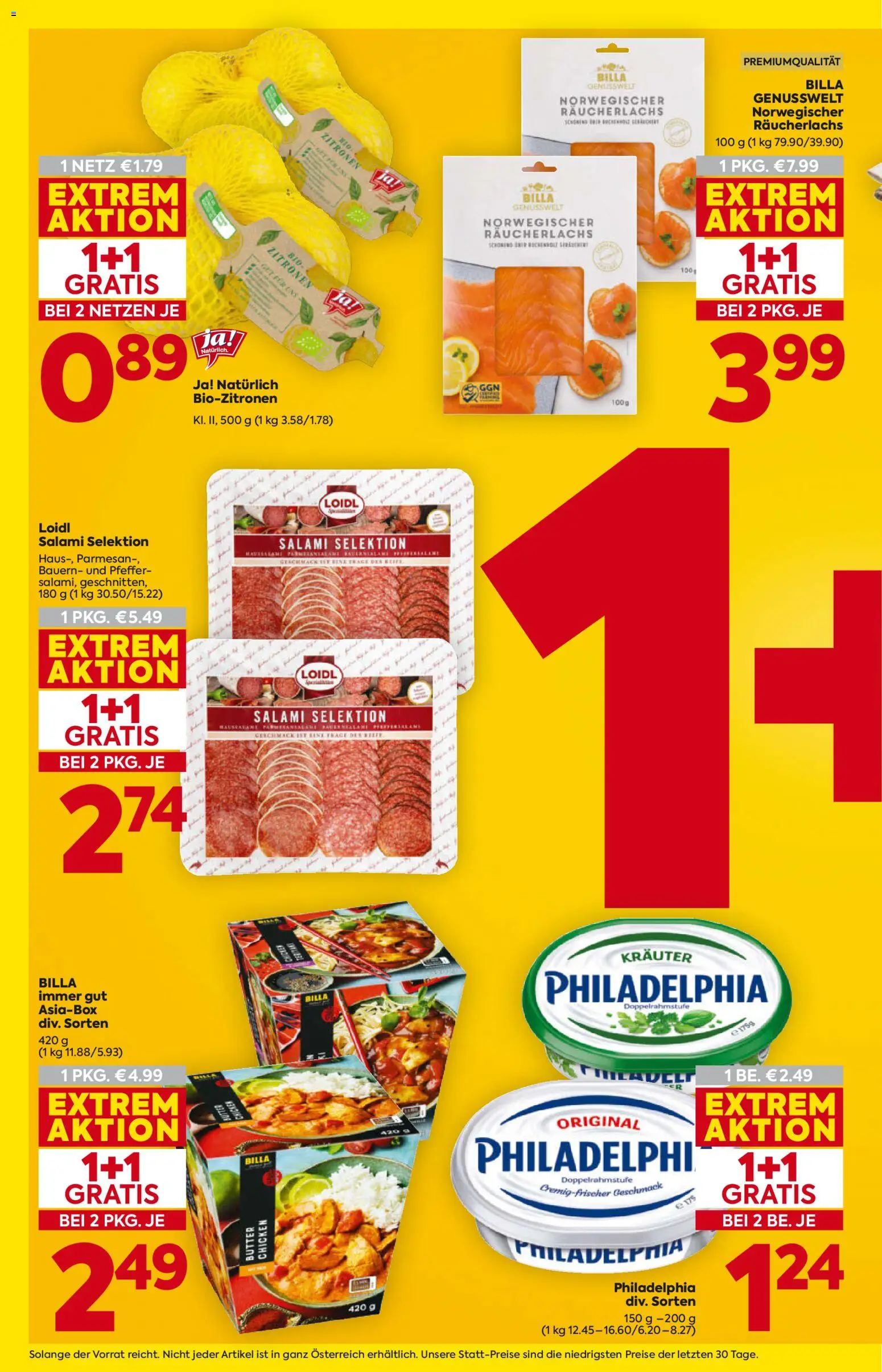 Billa AT akciós ujság - amely érvényes a következő dátumtól: 22.01.2026 | Oldal: 4